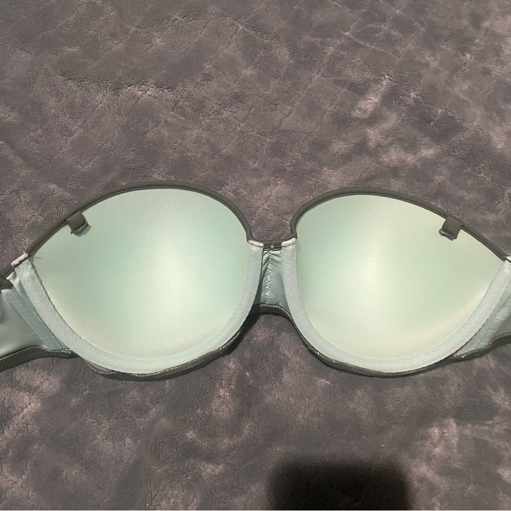 Victoria's Secret Dark Green Bikini Top - Picture 3 of 4